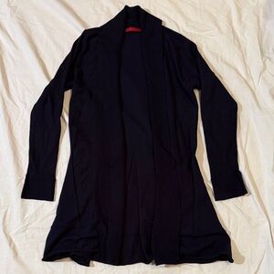 Red Brand Elegant Black Cardigan